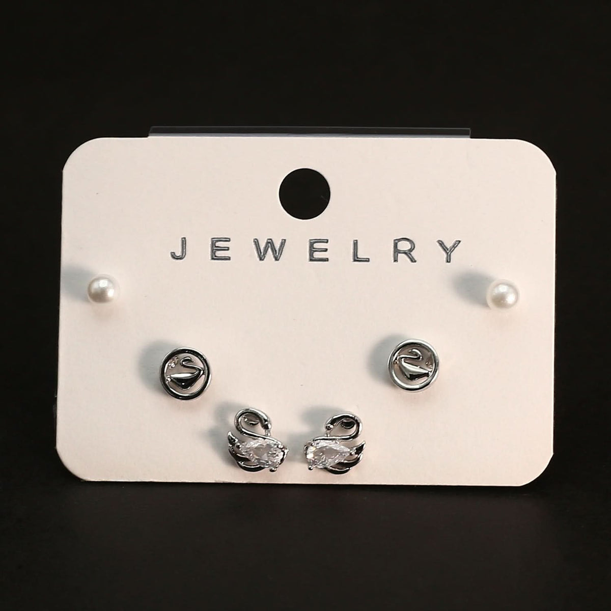 Women's Tops 3 Pcs - Silver, Women Earrings & Tops, Chase Value, Chase Value