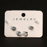 Women's Tops 3 Pcs - Silver, Women Earrings & Tops, Chase Value, Chase Value