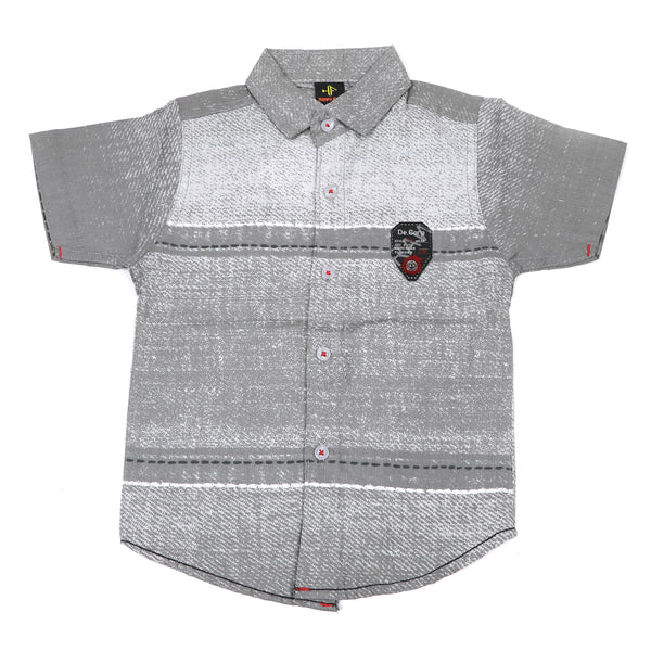 Boys Half Sleeves Casual Shirts - Multi Color