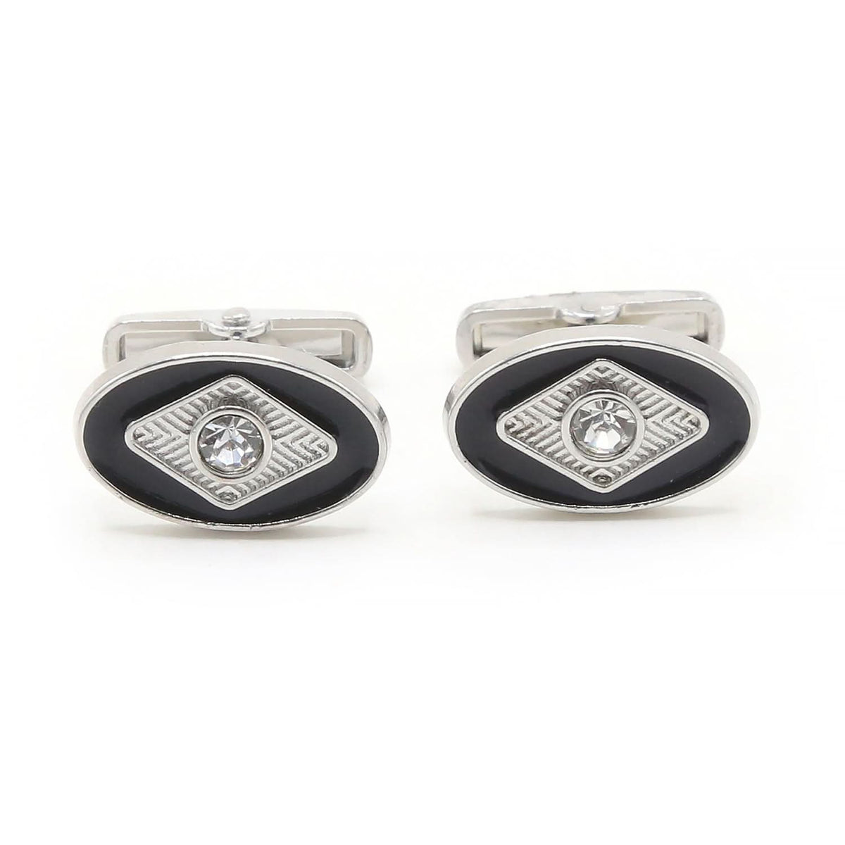 Men's Cufflink - Black, Men's Cufflinks, Chase Value, Chase Value