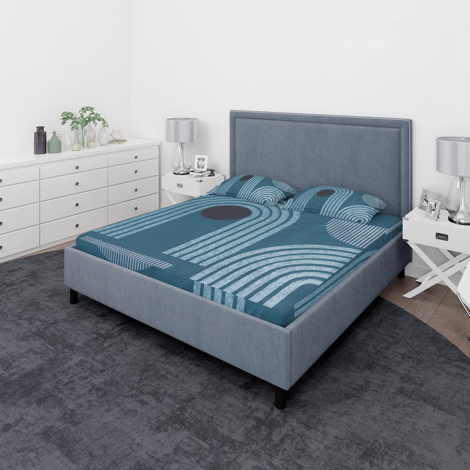 Double Bedsheet 96*100 - A3, Double Size Bed Sheet, Chase Value, Chase Value