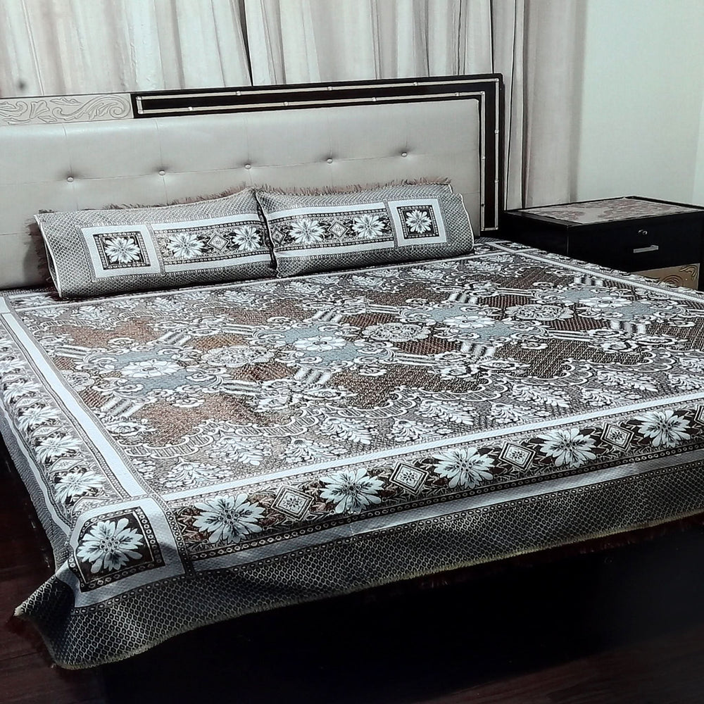 Gultex Heavy Fancy Bed Sheet - A3, Double Size Bed Sheet, Chase Value, Chase Value