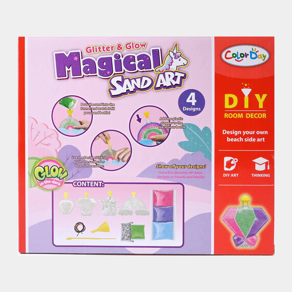 Sand Color Art – Multi-Color Craft Sand Pack for Kids - Multi-Color, Coloring Tools, Chase Value, Chase Value