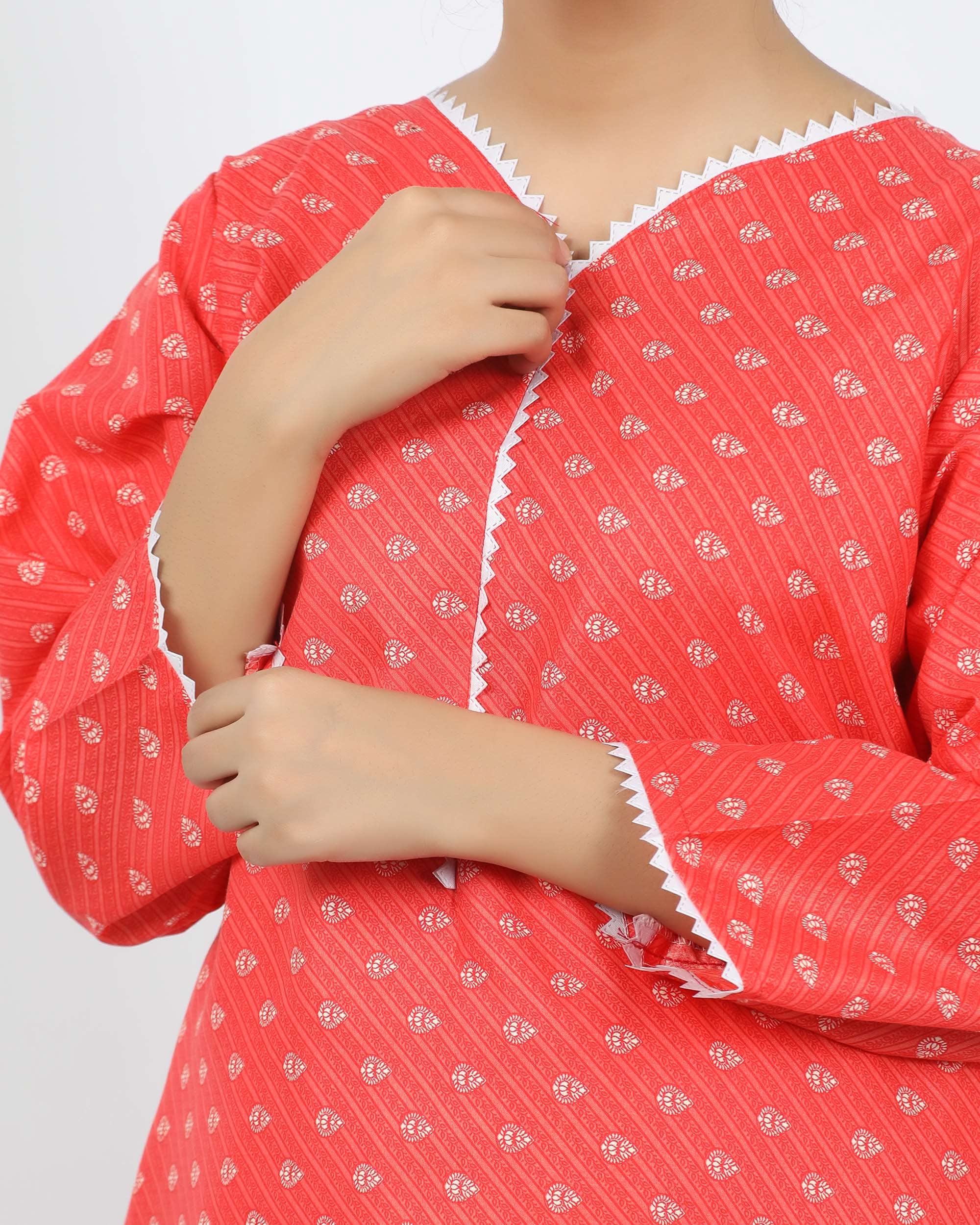 Women's Printed 2pcs Suit, Women Shalwar Suits, Chase Value, Chase Value