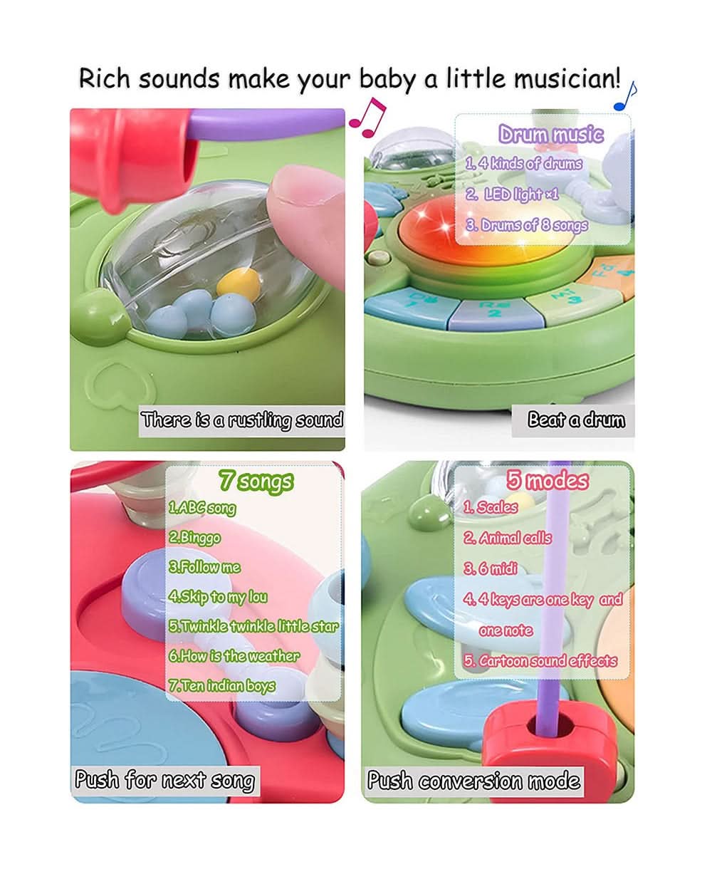 Baby Learning Toy With Light & Music, Musical Toys, Chase Value, Chase Value