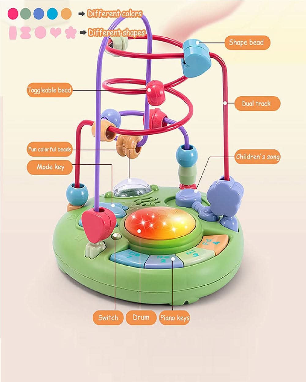 Baby Learning Toy With Light & Music, Musical Toys, Chase Value, Chase Value