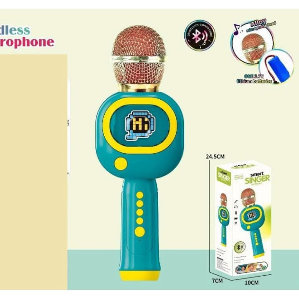Rechargeable Bluetooth Smart Singer Microphone, Musical Toys, Chase Value, Chase Value