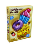 3-D Visual Puzzle - Dessert Theme 120 Pcs, Board Games & Puzzles, Chase Value, Chase Value