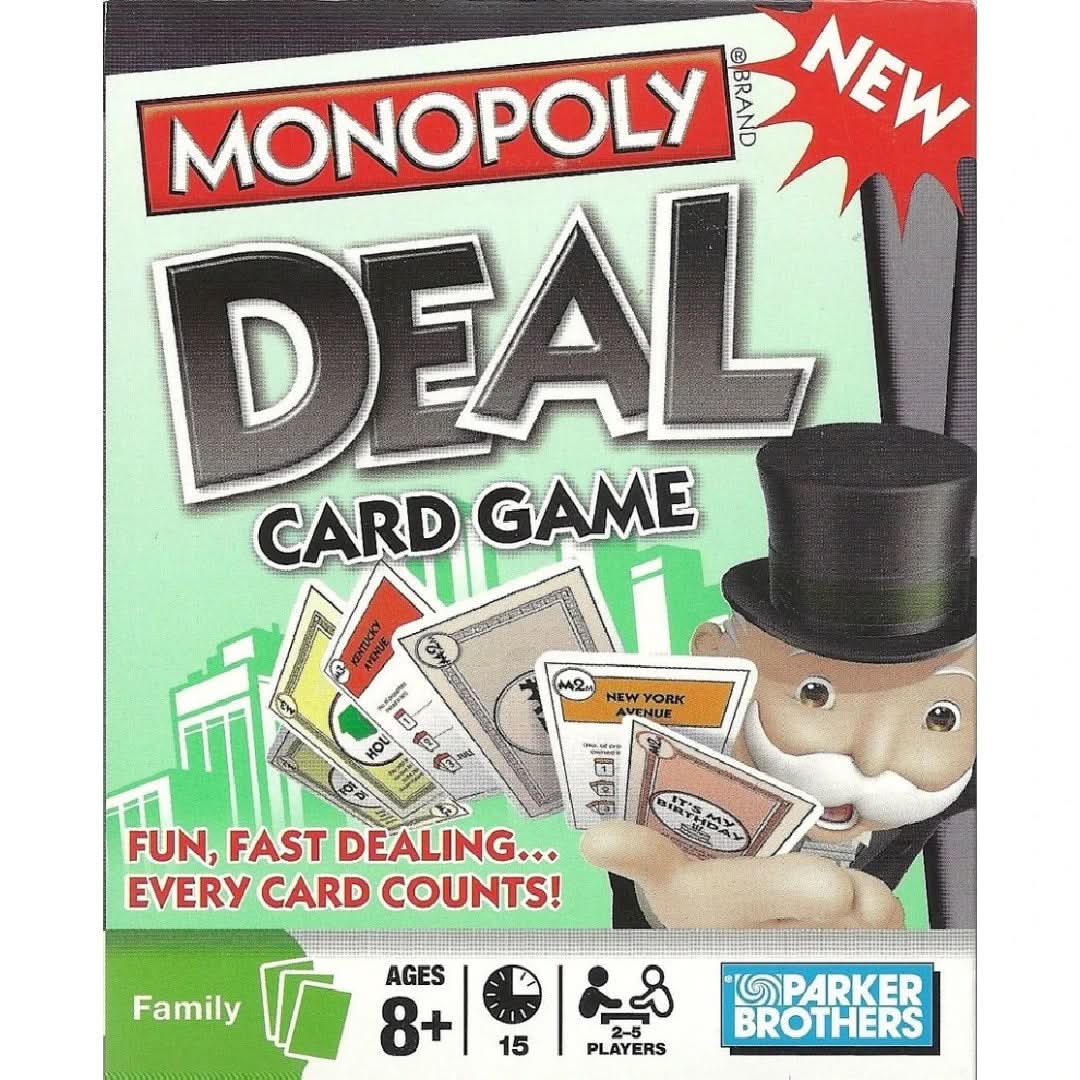 Monopoly Deal Card Game, Die-cast Model Car, Chase Value, Chase Value