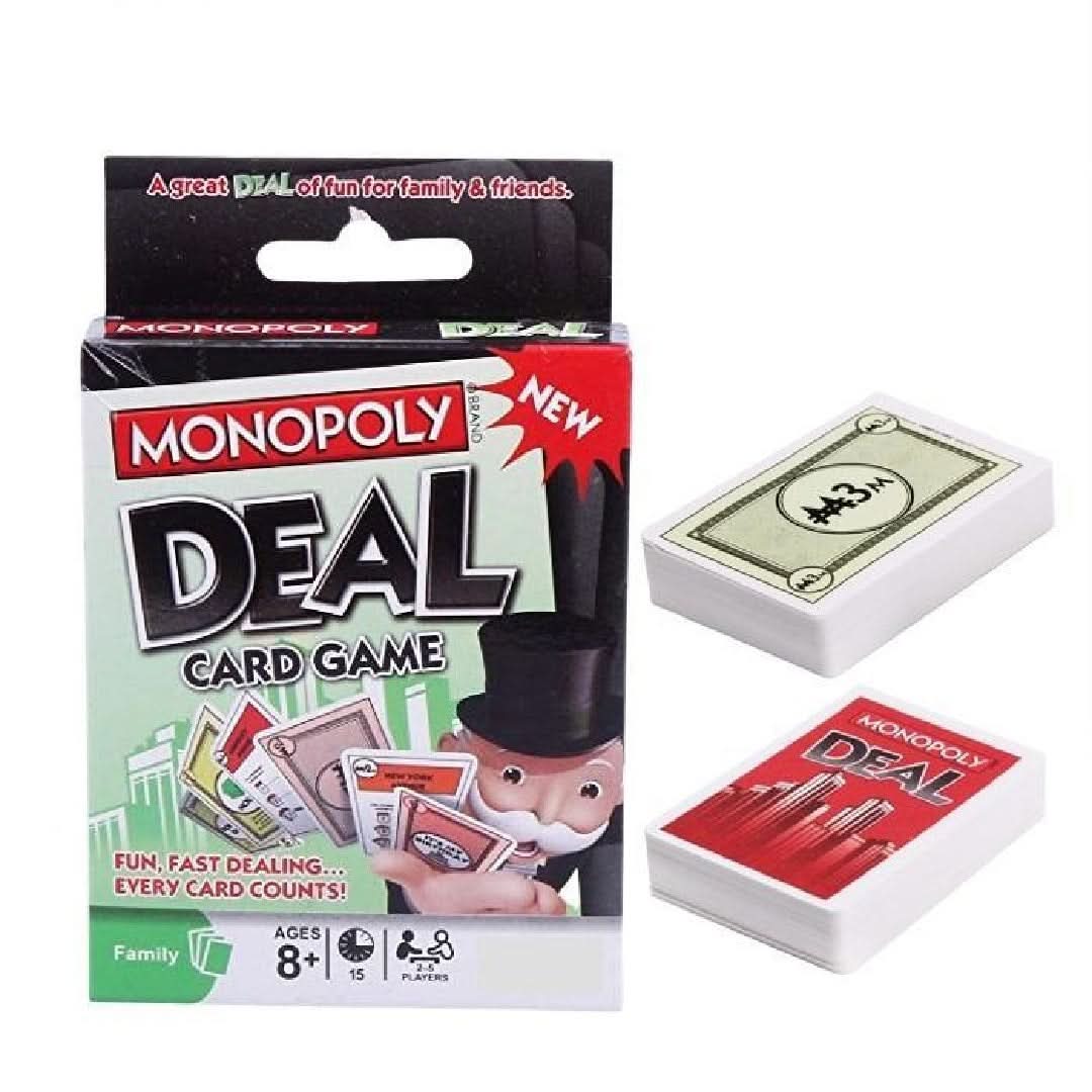 Monopoly Deal Card Game, Die-cast Model Car, Chase Value, Chase Value