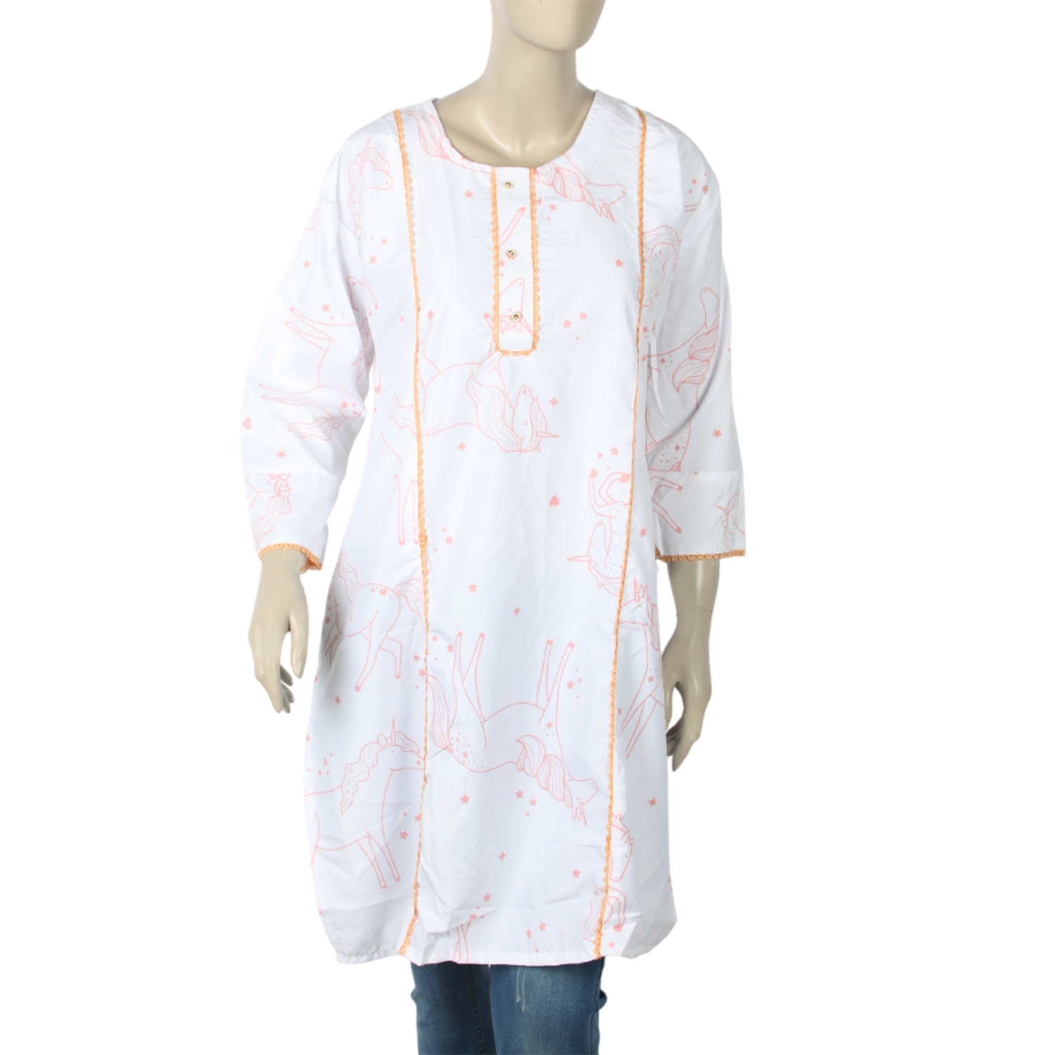 Women's Printed Kurti - A45, Women Ready Kurtis, Chase Value, Chase Value
