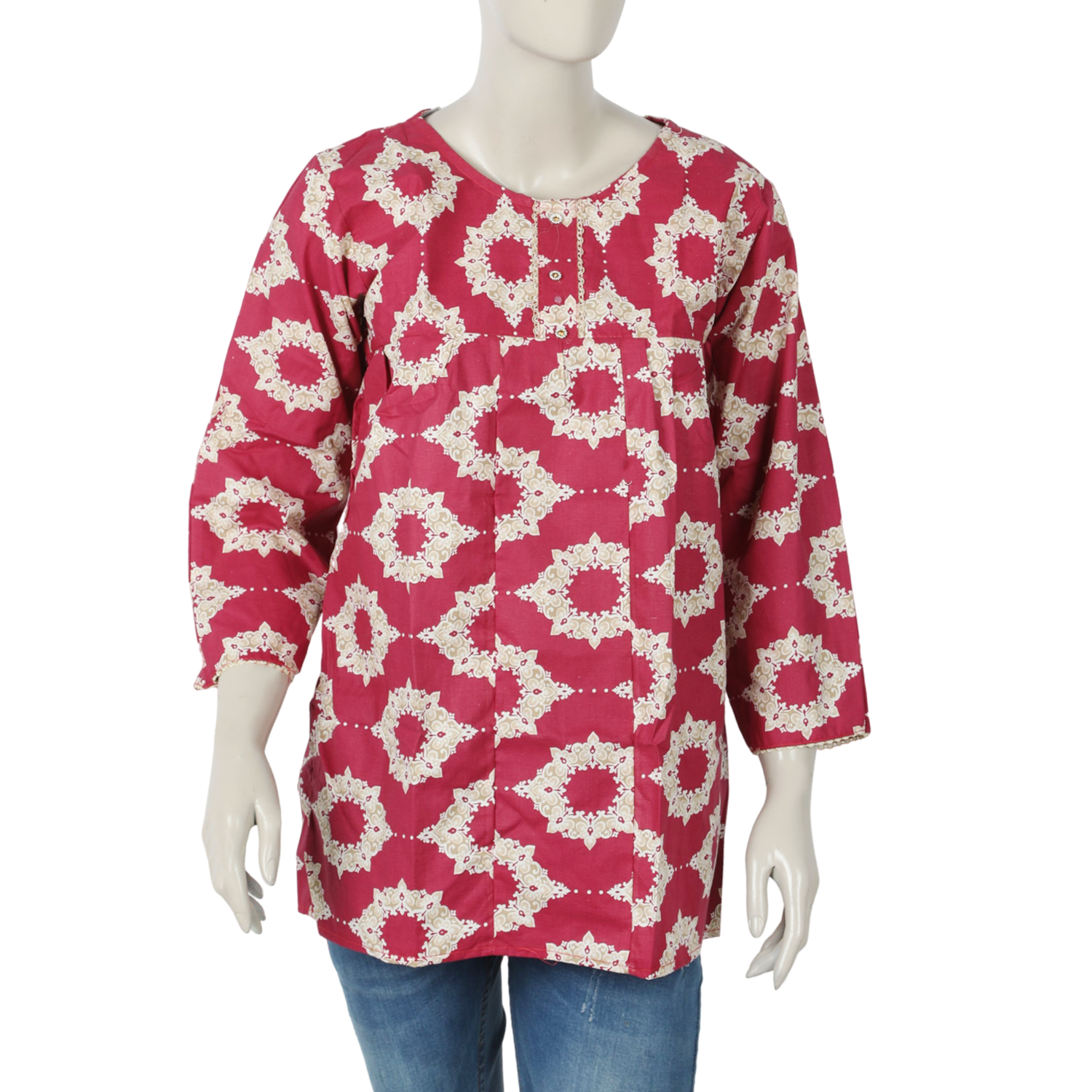 Women's Printed Kurti - A48, Women Ready Kurtis, Chase Value, Chase Value