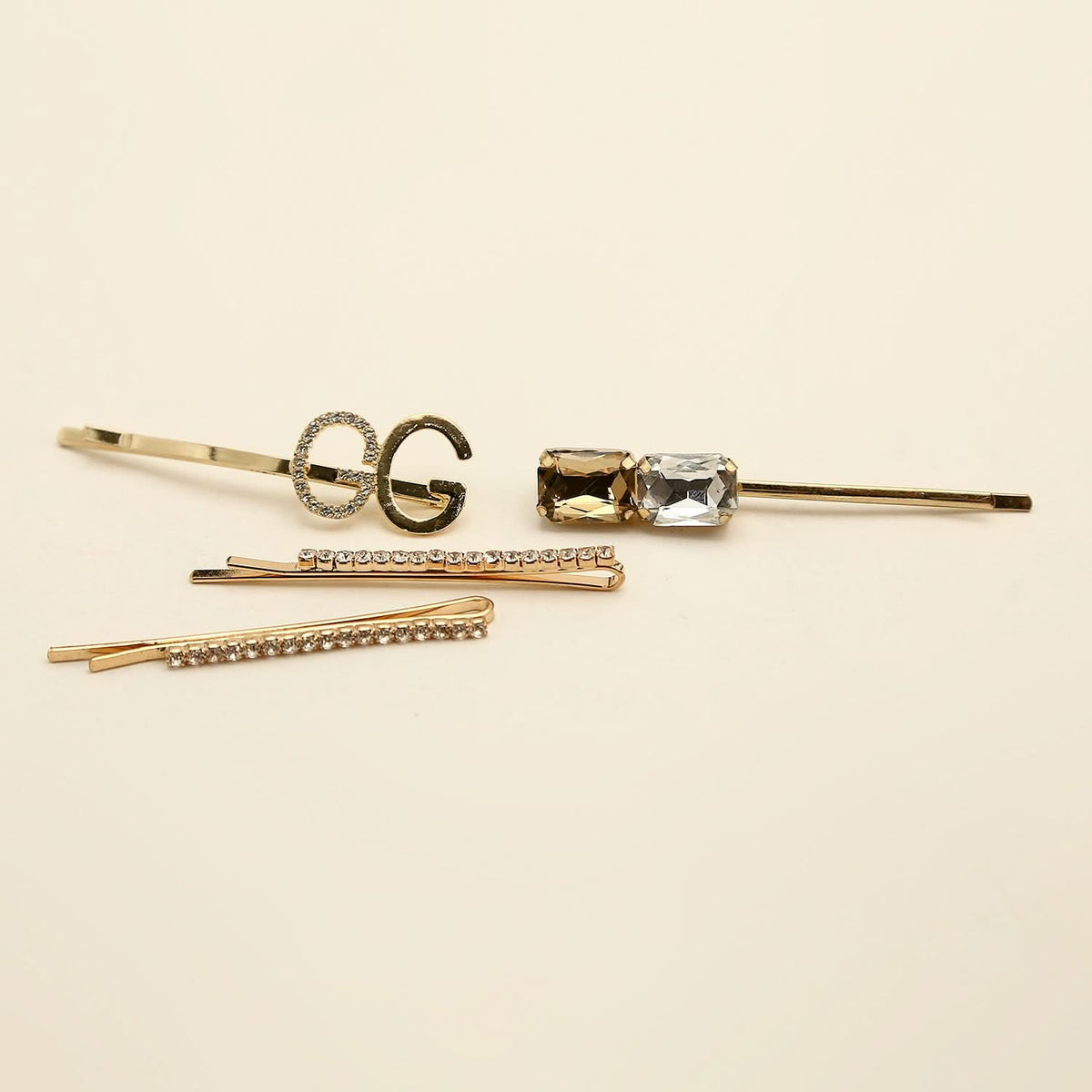 Hair Pin Card - Golden, Girls Hair Accessories, Chase Value, Chase Value