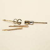 Hair Pin Card - Golden, Girls Hair Accessories, Chase Value, Chase Value