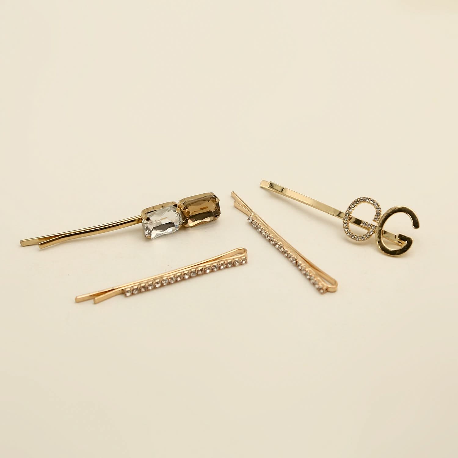 Hair Pin Card - Golden, Girls Hair Accessories, Chase Value, Chase Value