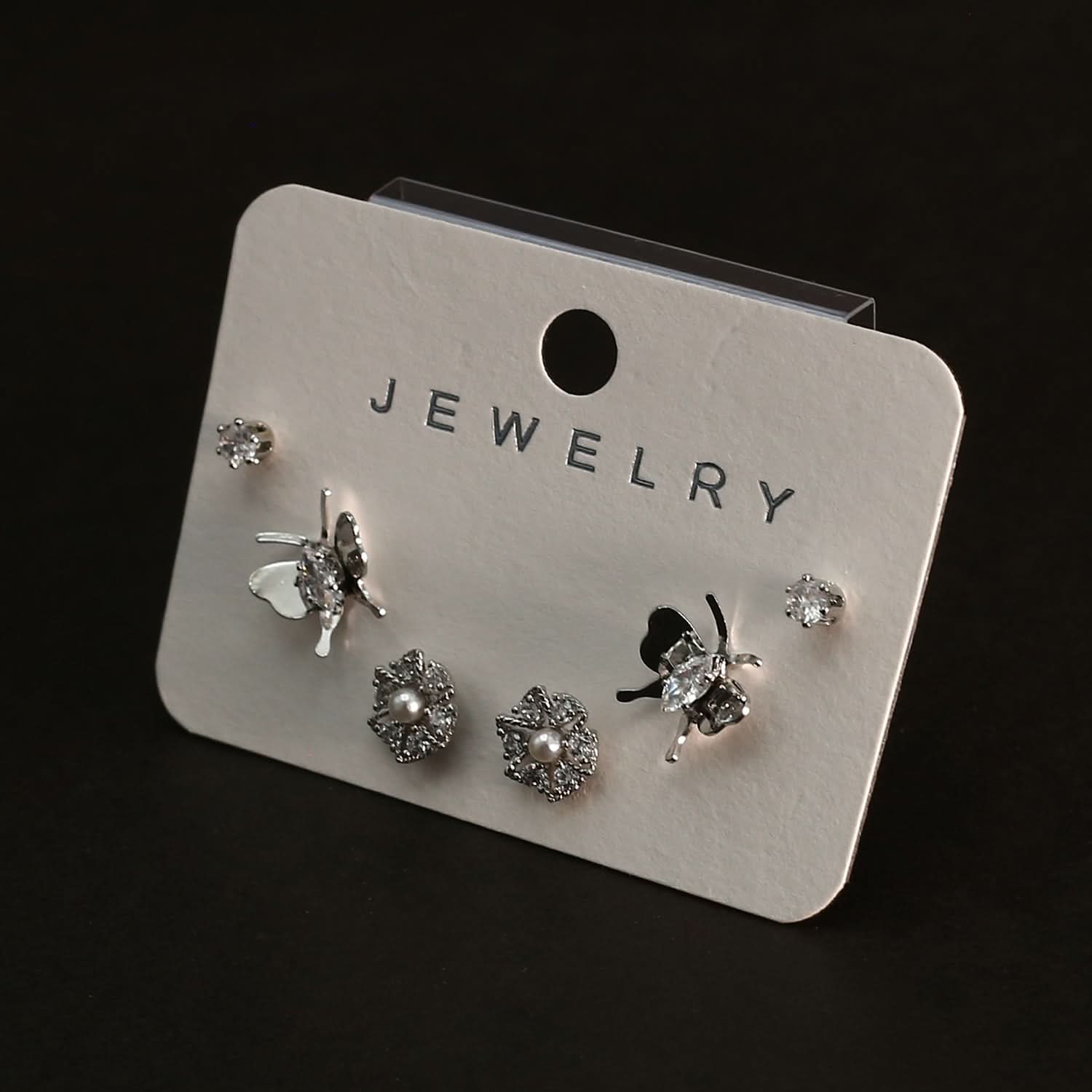 Women's Tops 3 Pcs - Silver, Women Earrings & Tops, Chase Value, Chase Value
