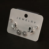 Women's Tops 3 Pcs - Silver, Women Earrings & Tops, Chase Value, Chase Value