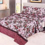 Valuable Soft Feel Double Bedsheet 3Pcs - A4, Double Size Bed Sheet, Chase Value, Chase Value