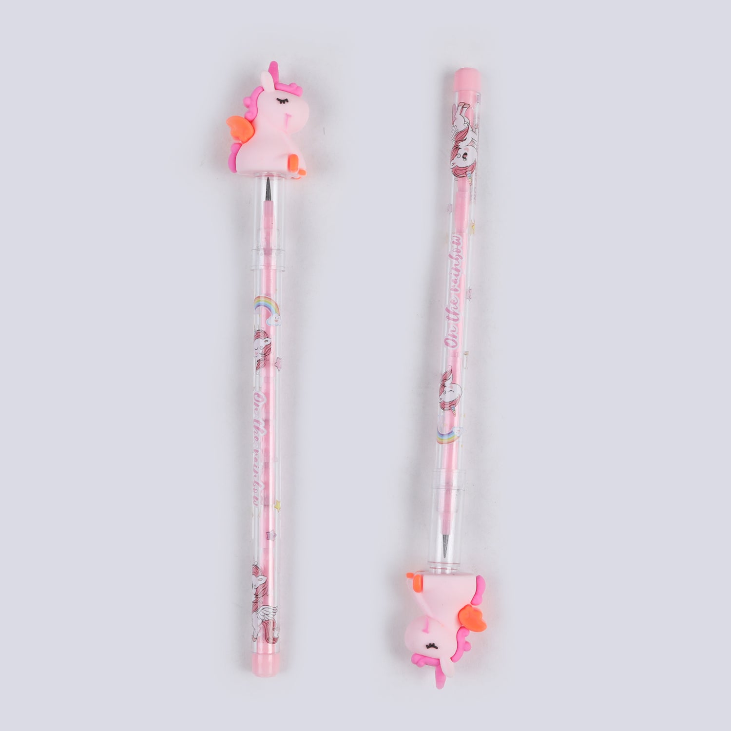 Bullet Pencil With Cartoon Character Eraser 2Pcs, Stationery Supplies, Chase Value, Chase Value