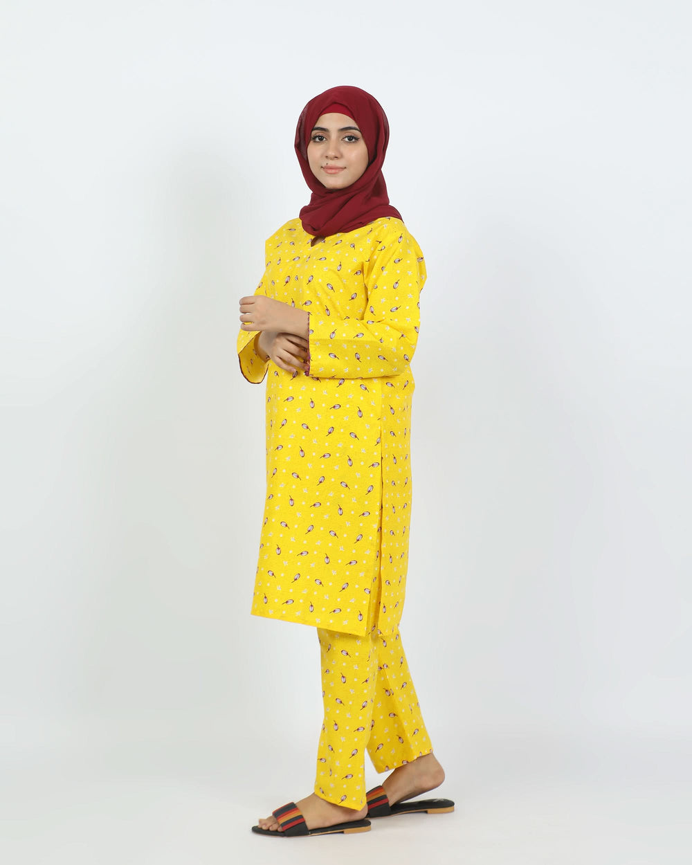 Women's Printed Unstitched 2pcs Suit, Women, 2Pcs Shalwar Suit, Chase Value, Chase Value