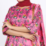 Shataj Febron Wash & Wear Unstitched Printed 3Pcs Suit - A4, Women, 3Pcs Shalwar Suit, Shataj, Chase Value