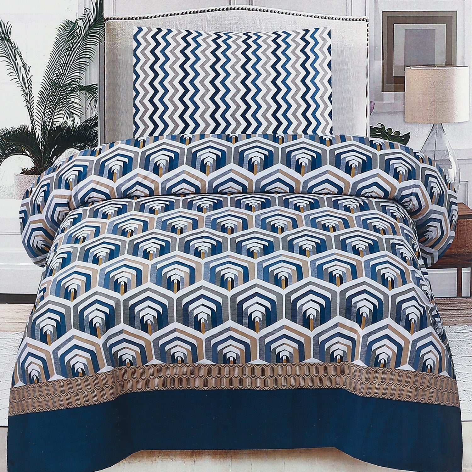 Single Bed Sheet Percale Finish - A4, Single Size Bed Sheet, Chase Value, Chase Value