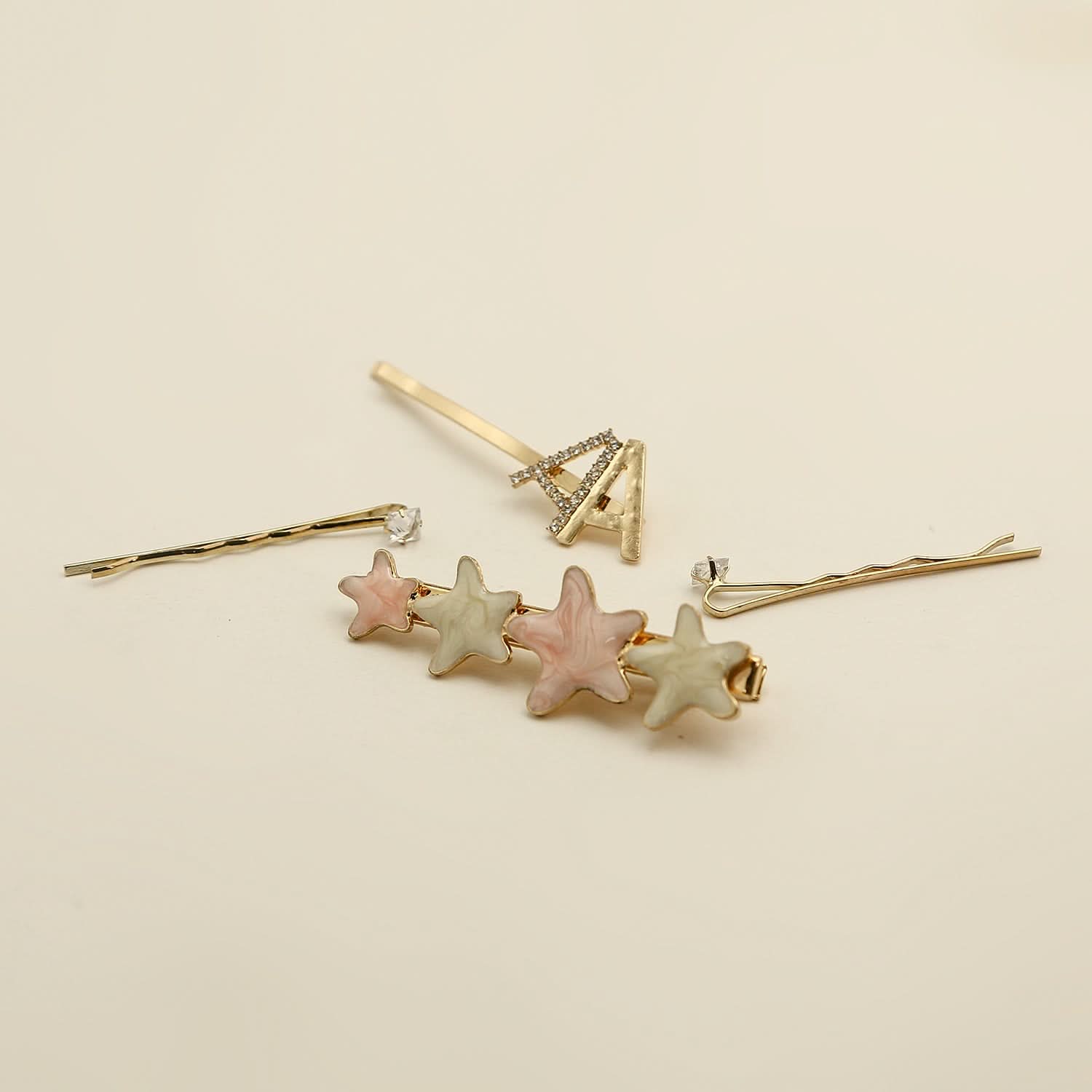 Hair Pin Card - Golden, Girls Hair Accessories, Chase Value, Chase Value