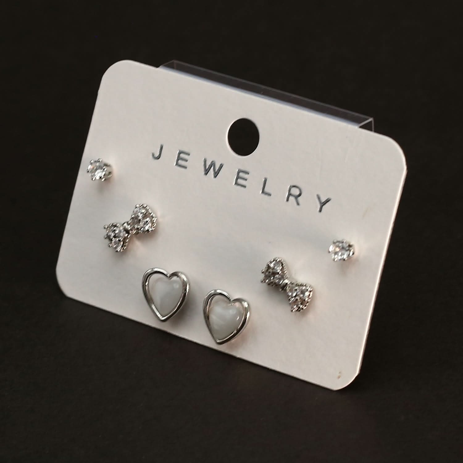 Women's Tops 3 Pcs - Silver, Women Earrings & Tops, Chase Value, Chase Value