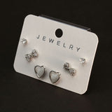 Women's Tops 3 Pcs - Silver, Women Earrings & Tops, Chase Value, Chase Value