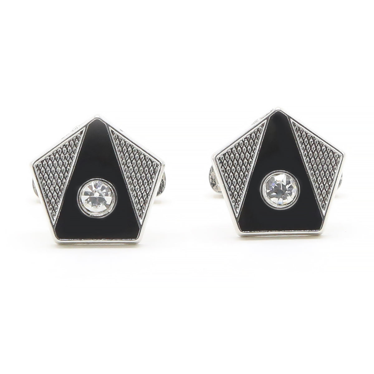 Men's Cufflink - Black, Men's Cufflinks, Chase Value, Chase Value
