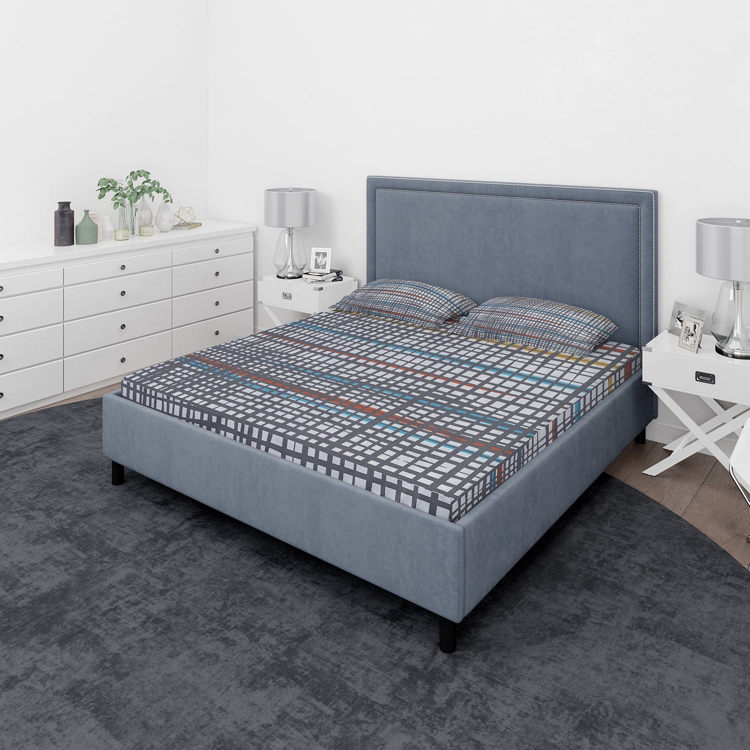 Double Bedsheet 96*100 - A5, Double Size Bed Sheet, Chase Value, Chase Value