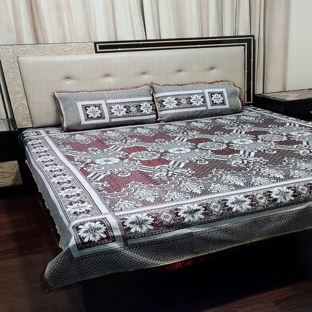 Gultex Heavy Fancy Bed Sheet - A5, Double Size Bed Sheet, Chase Value, Chase Value