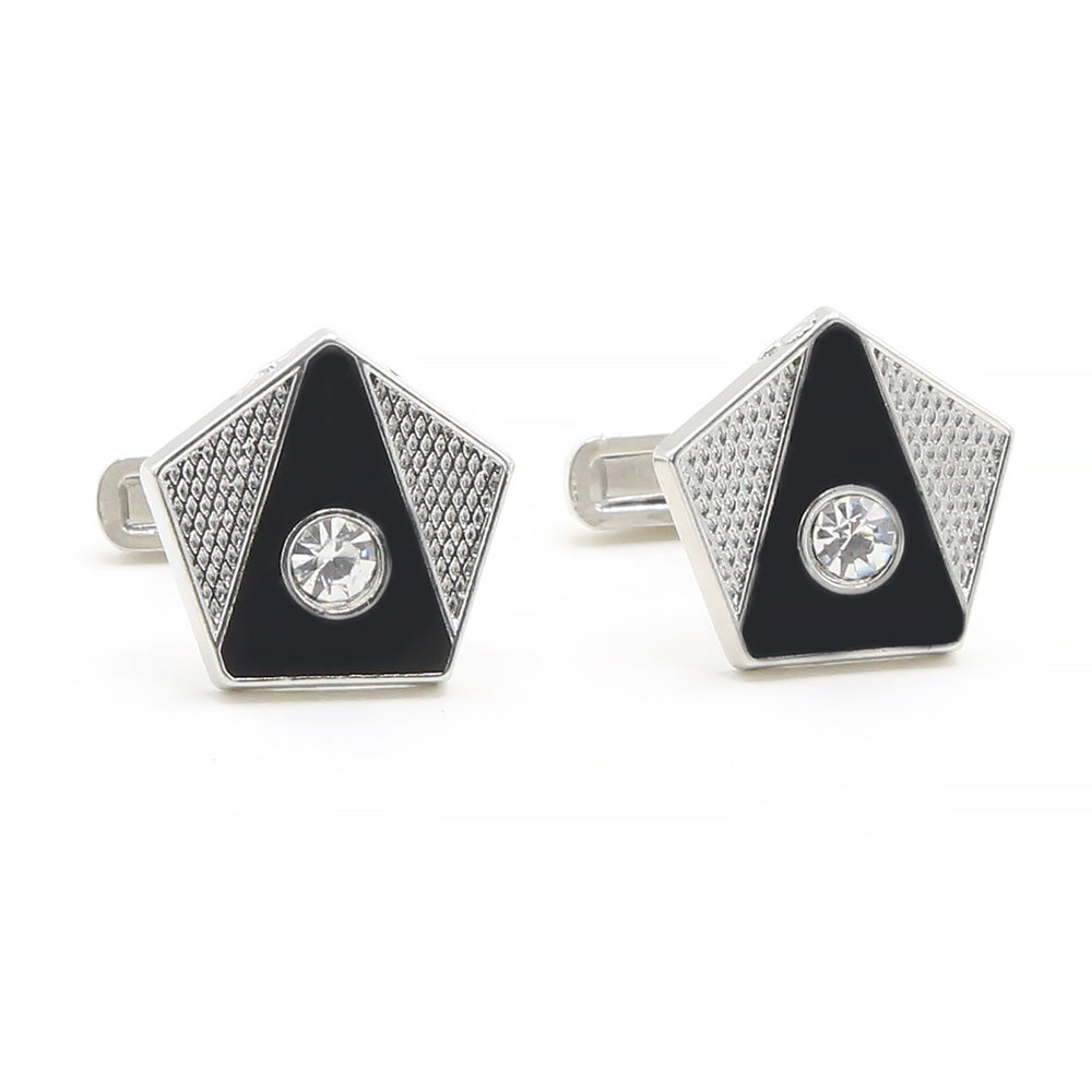Men's Cufflink - Black, Men's Cufflinks, Chase Value, Chase Value