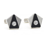 Men's Cufflink - Black, Men's Cufflinks, Chase Value, Chase Value