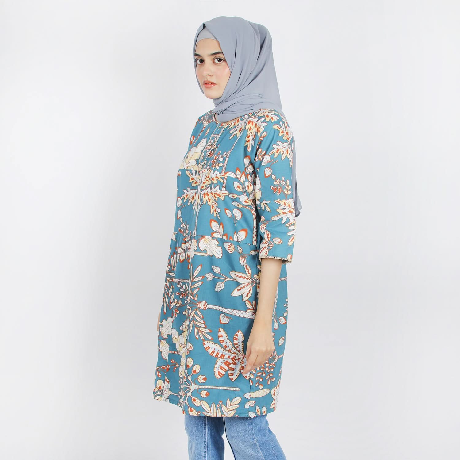 Women's Printed Kurti - Multi Color, Women Ready Kurtis, Chase Value, Chase Value