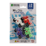 Cartoon Character Eraser Pack of 4, Stationery Supplies, Chase Value, Chase Value