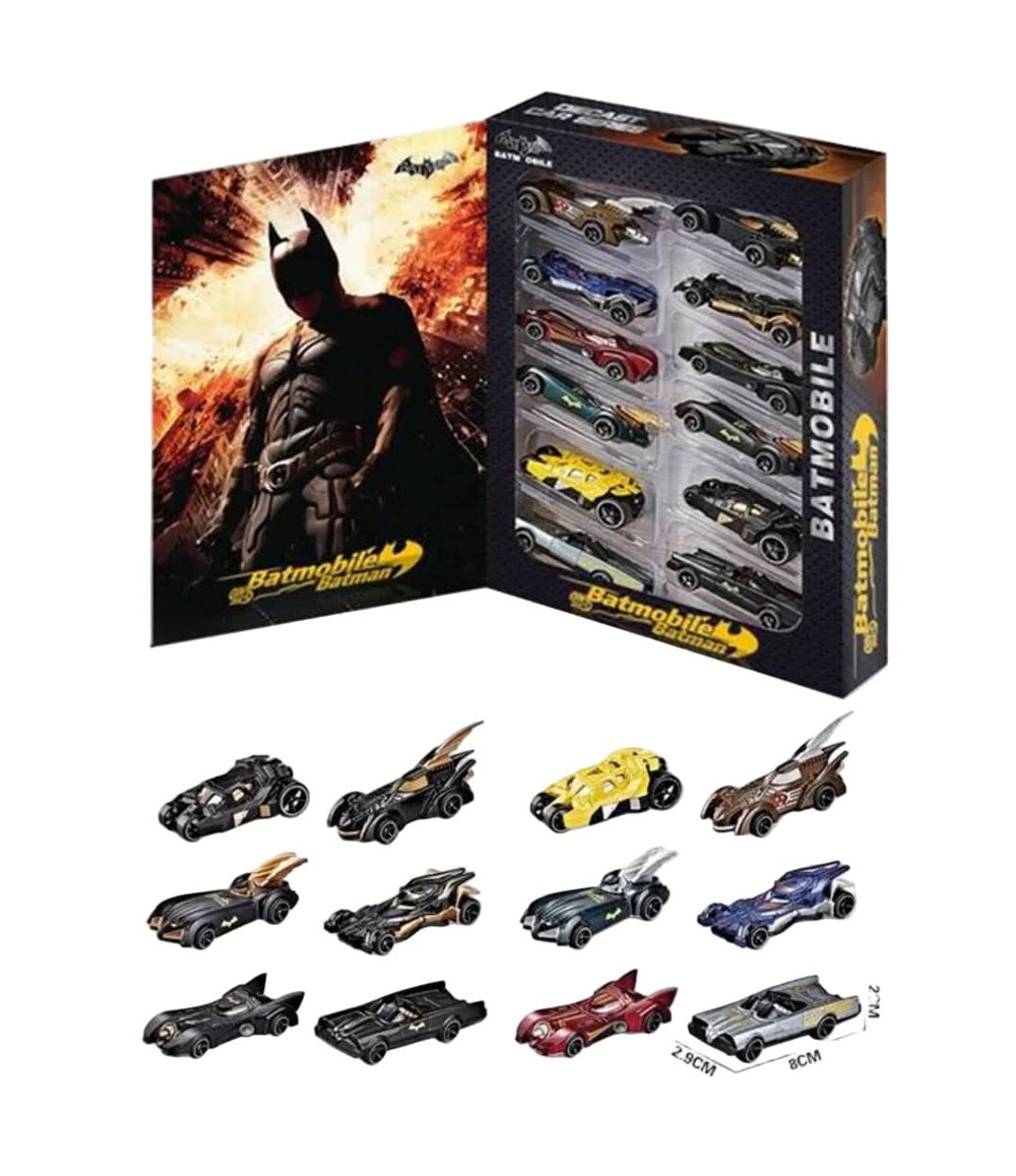Batman Batmobile 12 Pcs Diecast Cars Collection, Die-cast Model Car, Chase Value, Chase Value