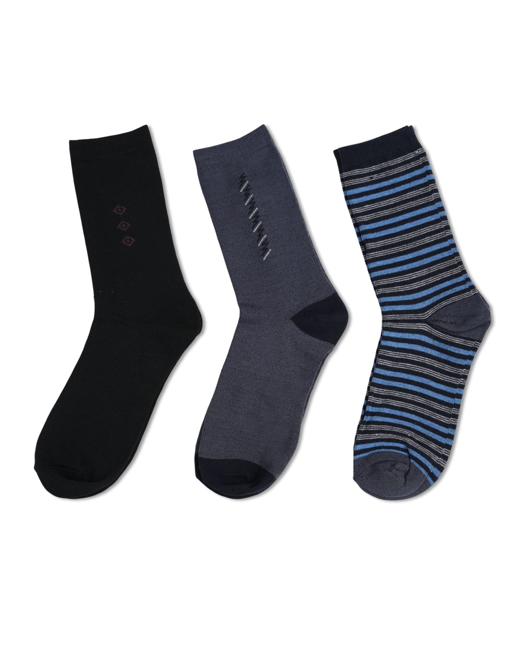 Men’s 3-Piece Socks – Cool & Fresh, Men's Socks, Chase Value, Chase Value