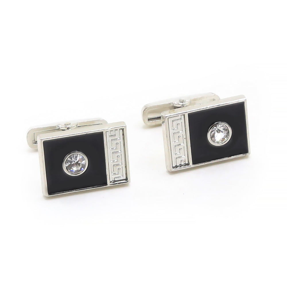Men's Cufflink - Black, Men's Cufflinks, Chase Value, Chase Value