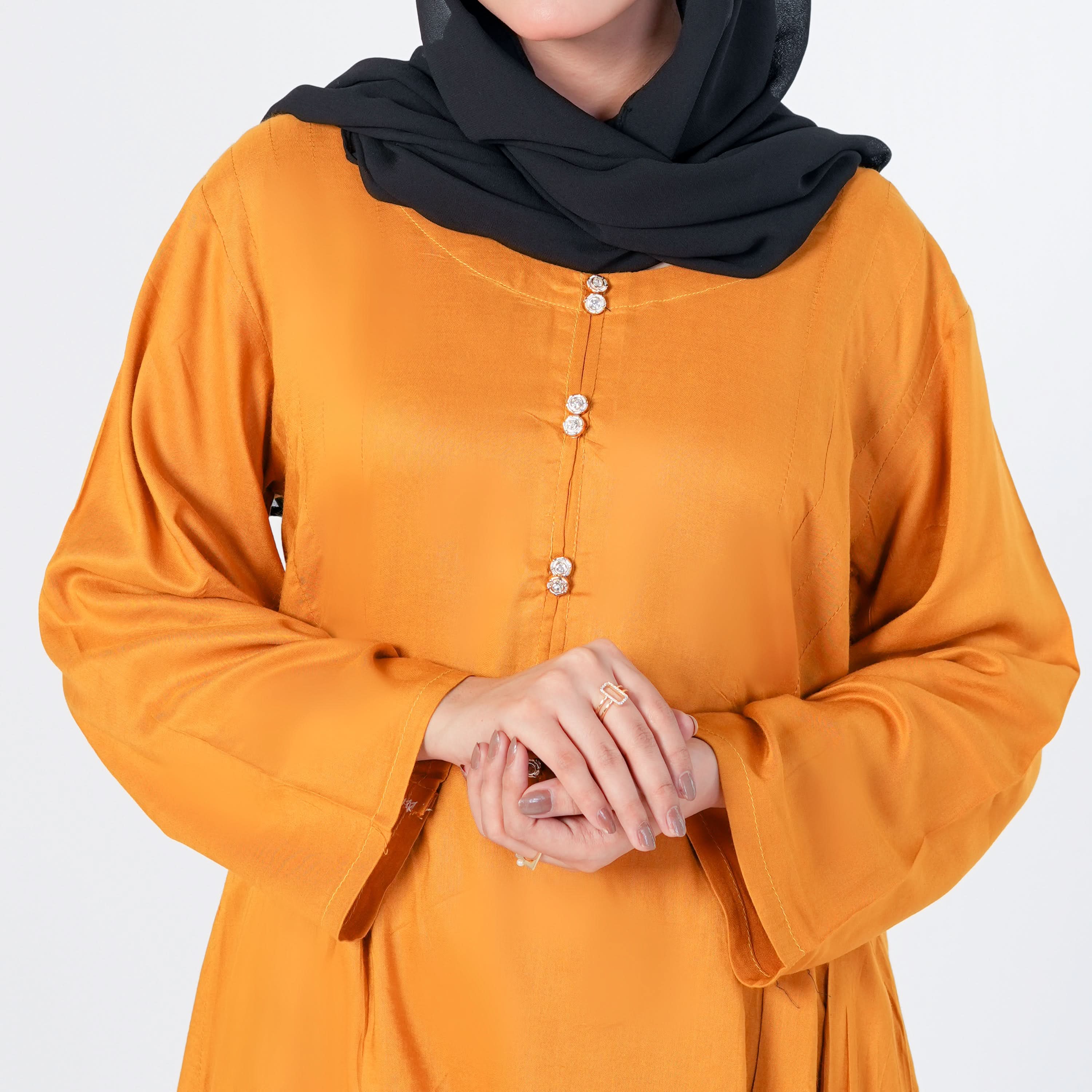 Women's Dyed Co-Ord Set - Mustard, Women Co-Ord Set, Chase Value, Chase Value