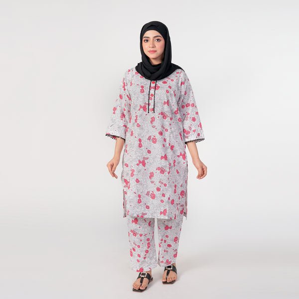Women's Co-Ords Set - White