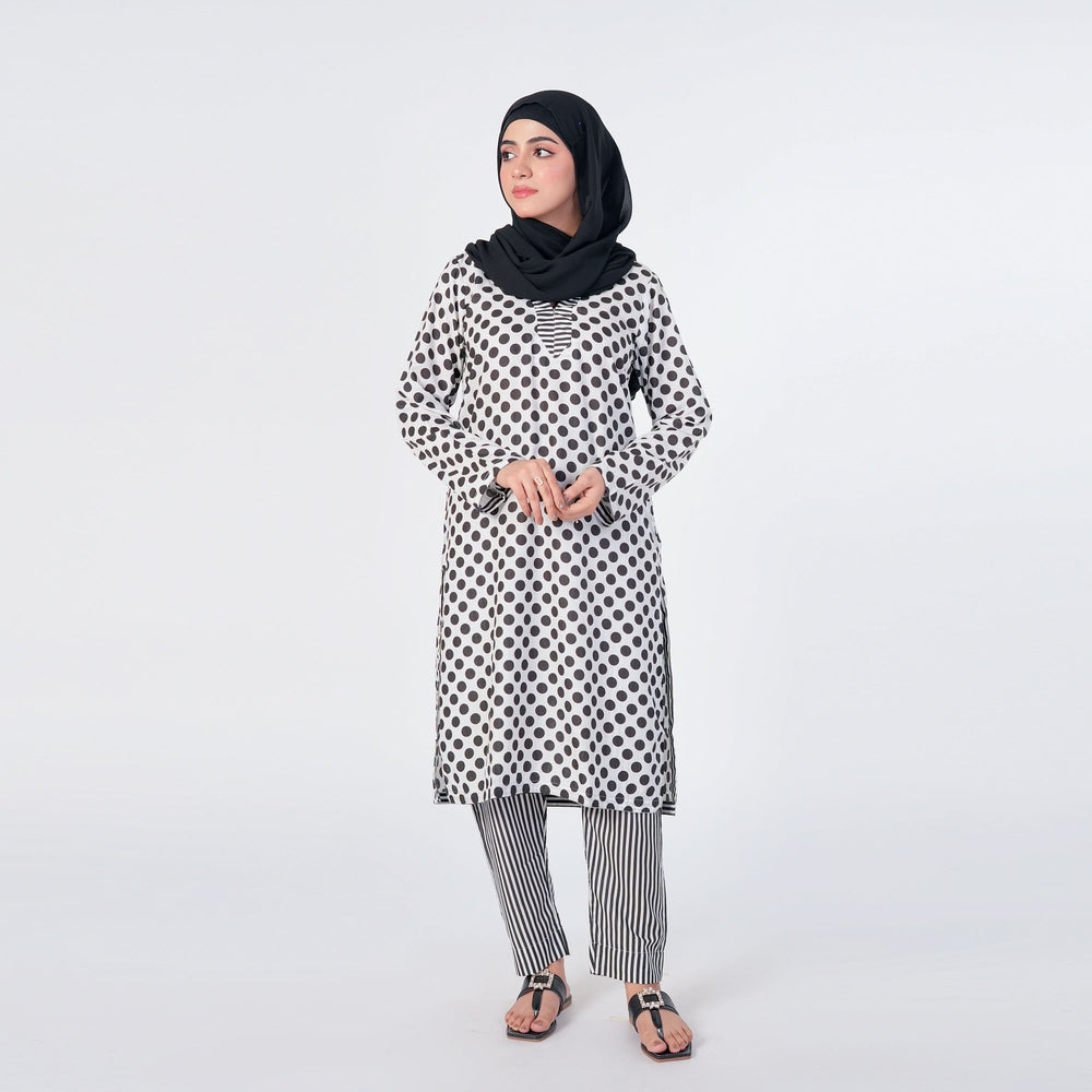 Women's Printed Shalwar Suit - Black, Women Shalwar Suits, Chase Value, Chase Value