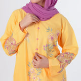 Women's Cotton Embroidered 2Pcs Suit - Yellow, Women Shalwar Suits, Chase Value, Chase Value