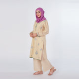Women's Embroidered 2Pcs Shalwar Suit - Beige, Women Shalwar Suits, Chase Value, Chase Value