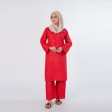 Women's Embroidered 2pcs Stitched Suit - Red, Women Shalwar Suits, Chase Value, Chase Value
