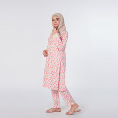 Women's Printed Stitched Shalwar Suit - Pink, Women Shalwar Suits, Chase Value, Chase Value