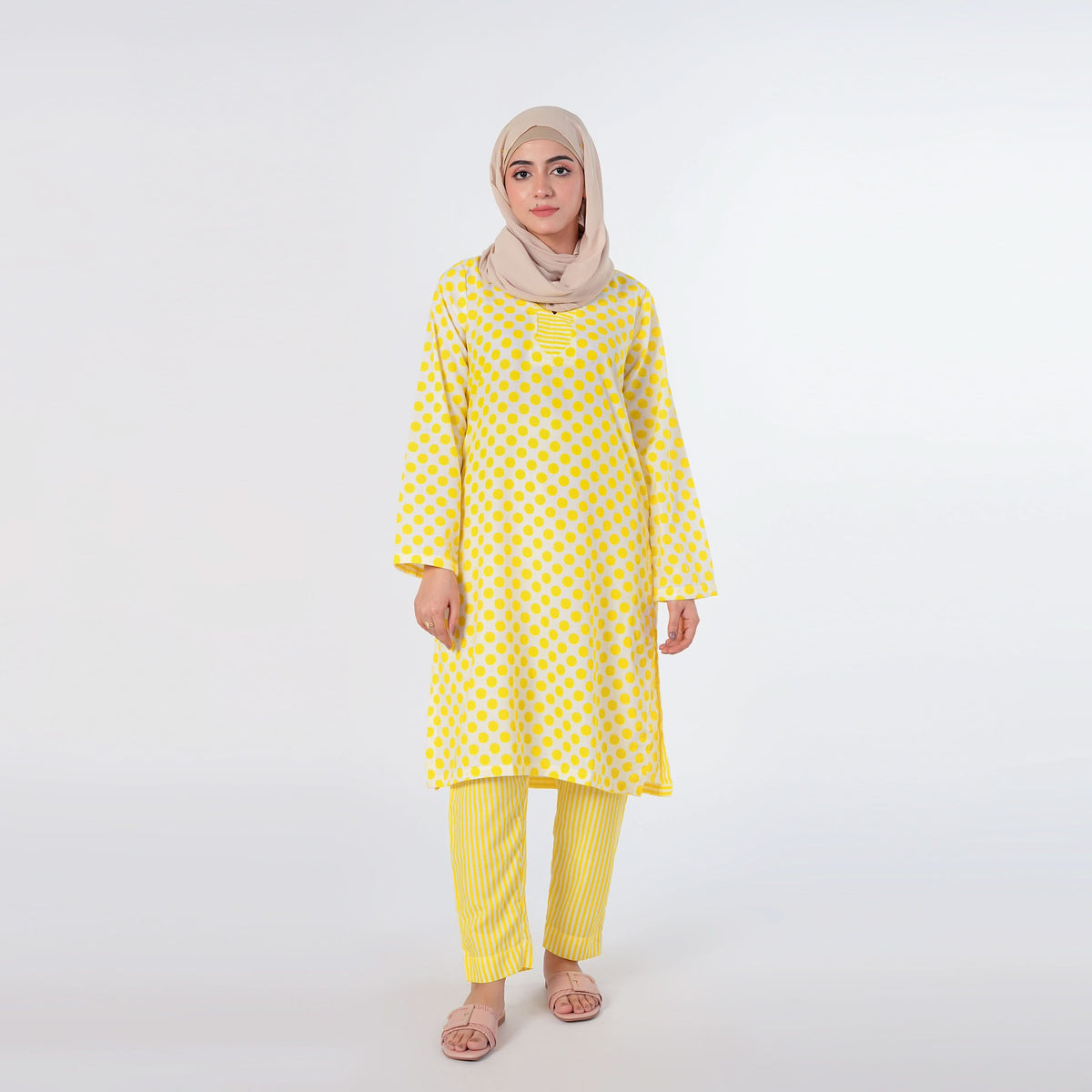 Women's Printed Shalwar Suit - Yellow, Women Shalwar Suits, Chase Value, Chase Value