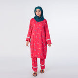 Women's Printed Co-Ord Set - Dark Pink, Women Co-Ord Set, Chase Value, Chase Value