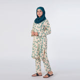 Women's Printed Linen Co-Ord Set - Fawn, Women Co-Ord Set, Chase Value, Chase Value