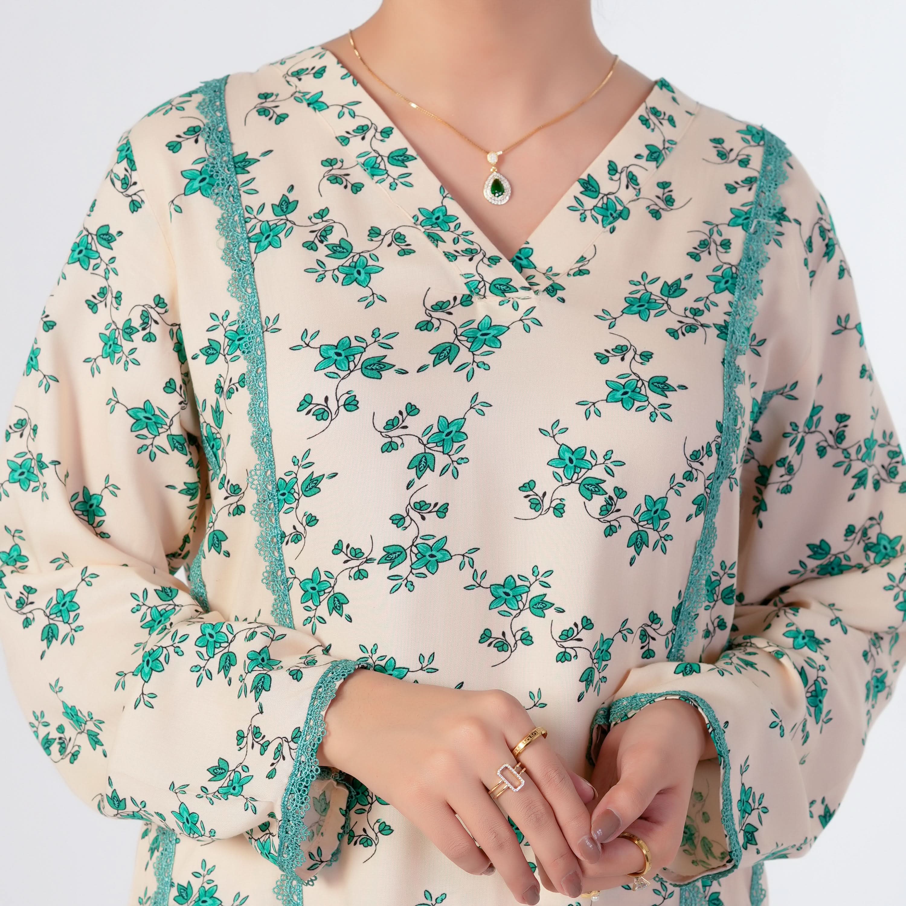 Women's Printed Linen Co-Ord Set - Fawn, Women Co-Ord Set, Chase Value, Chase Value